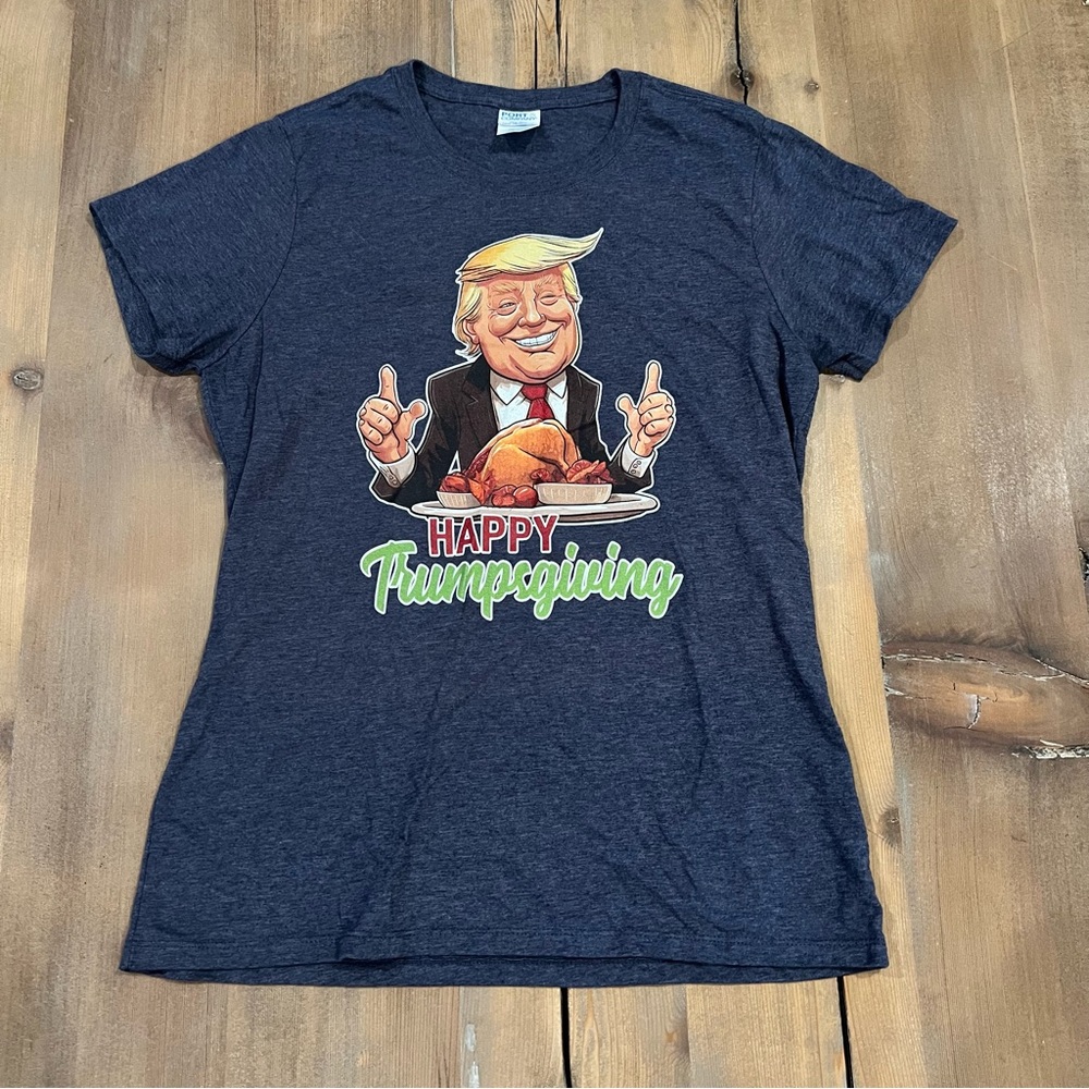 Happy Trumpgiving Trump Holiday Graphic T-Shirt